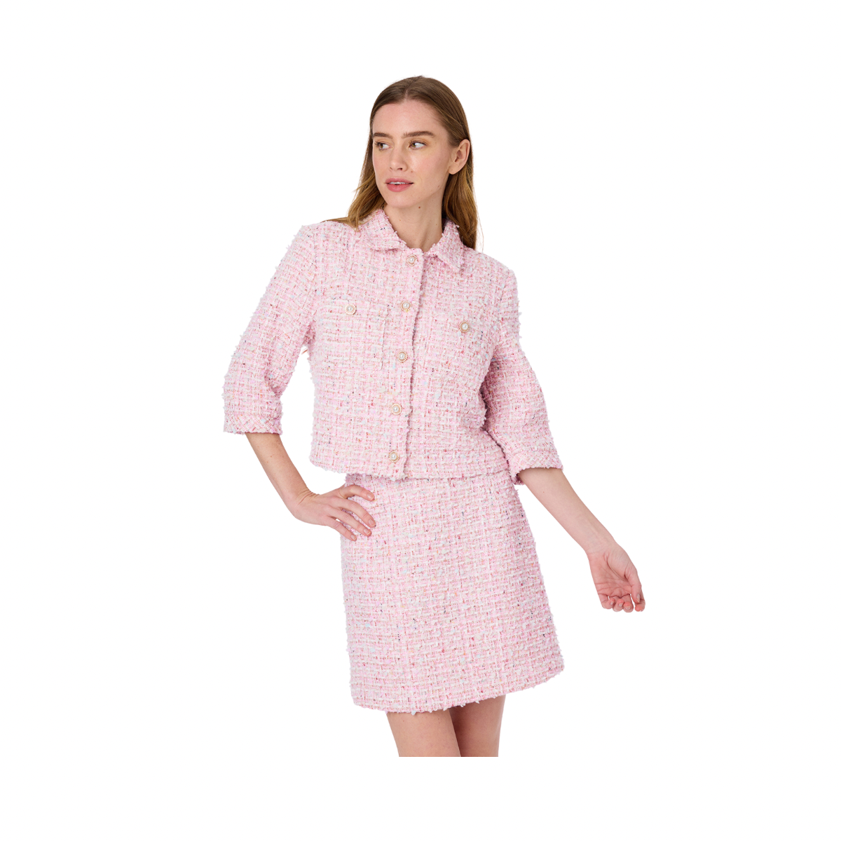 Blair tweed jacket - Pink