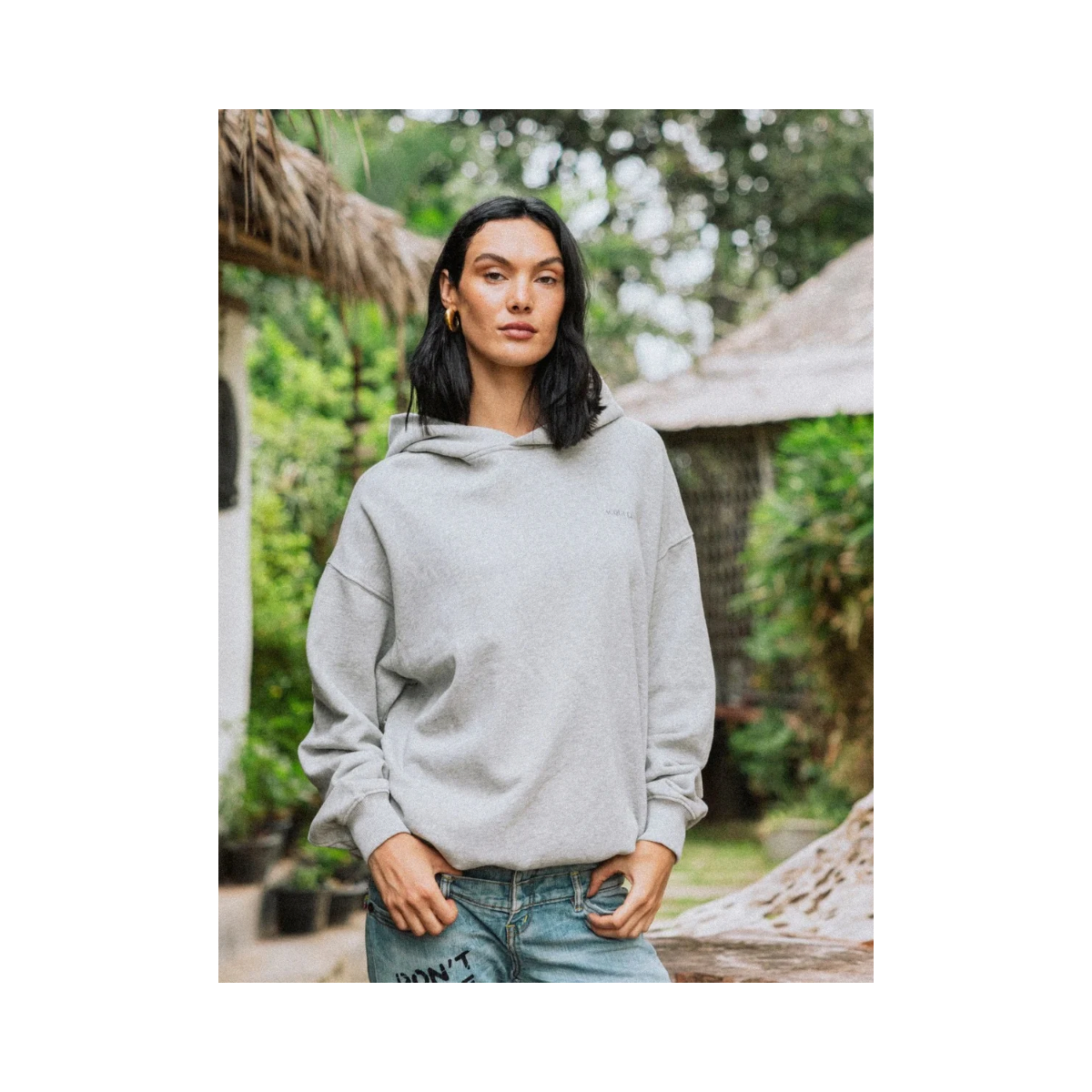 Hood Micro Logo - 240 American Grey