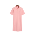 Shield Ss Pique Polo Dress - 627 Geranium Pink
