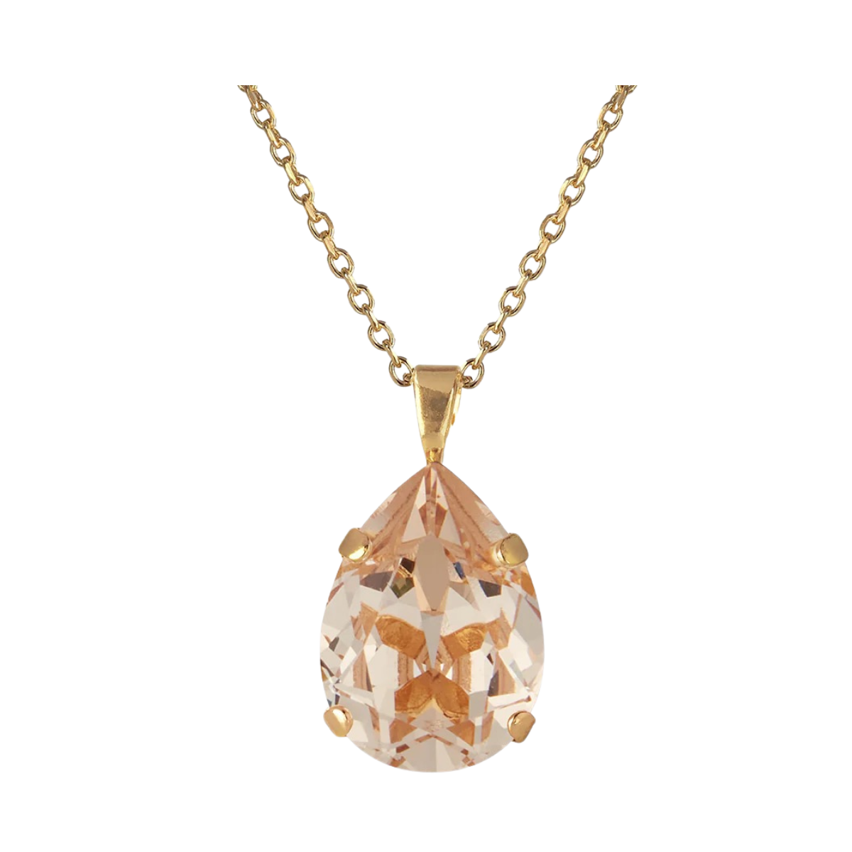 Mini Drop Necklace Gold - Silk