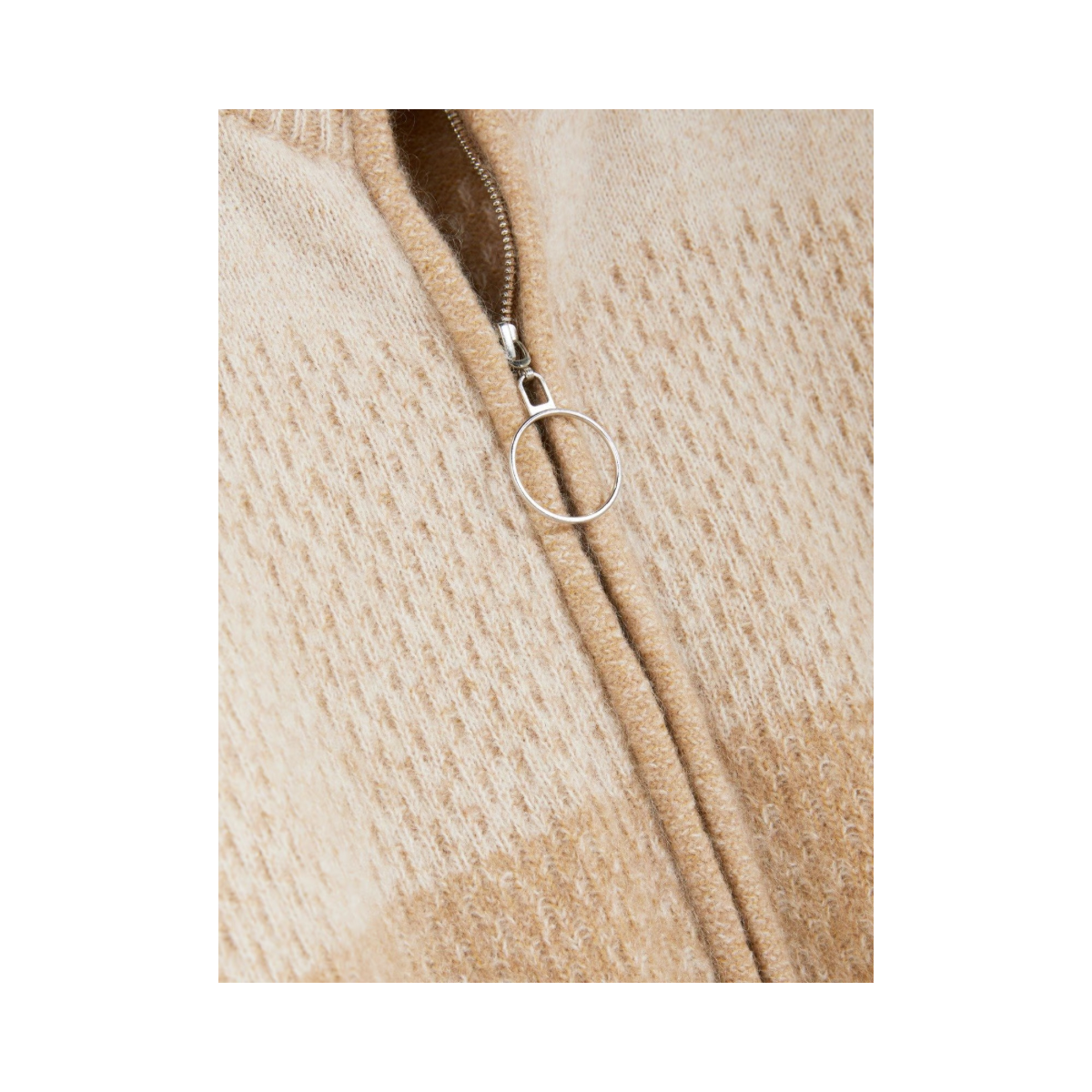 Tine Knit Cardigan - Sand Mix