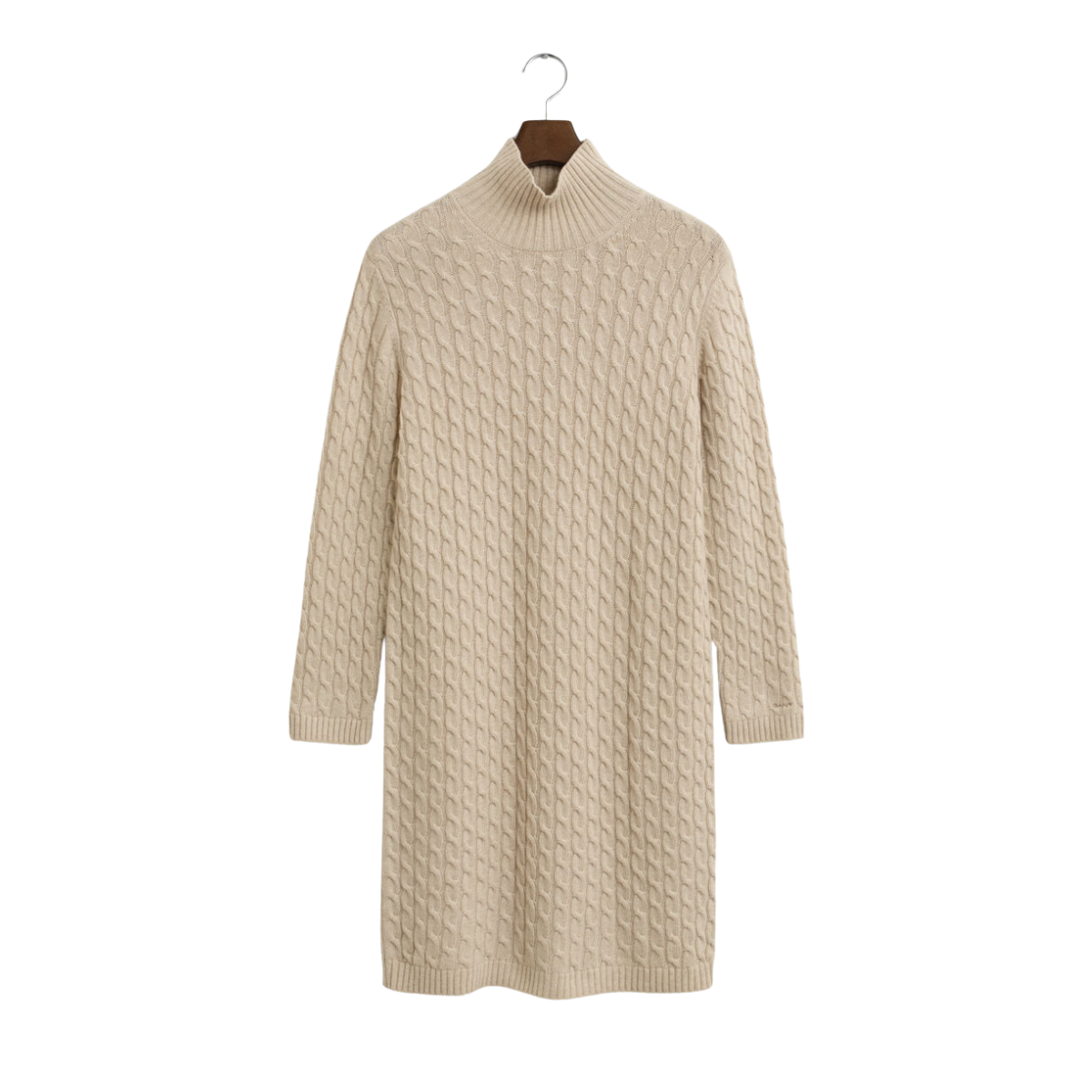 Cable Knit Dress - Seed Melange