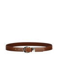 Chunky Keeper Leather Belt - Cognac