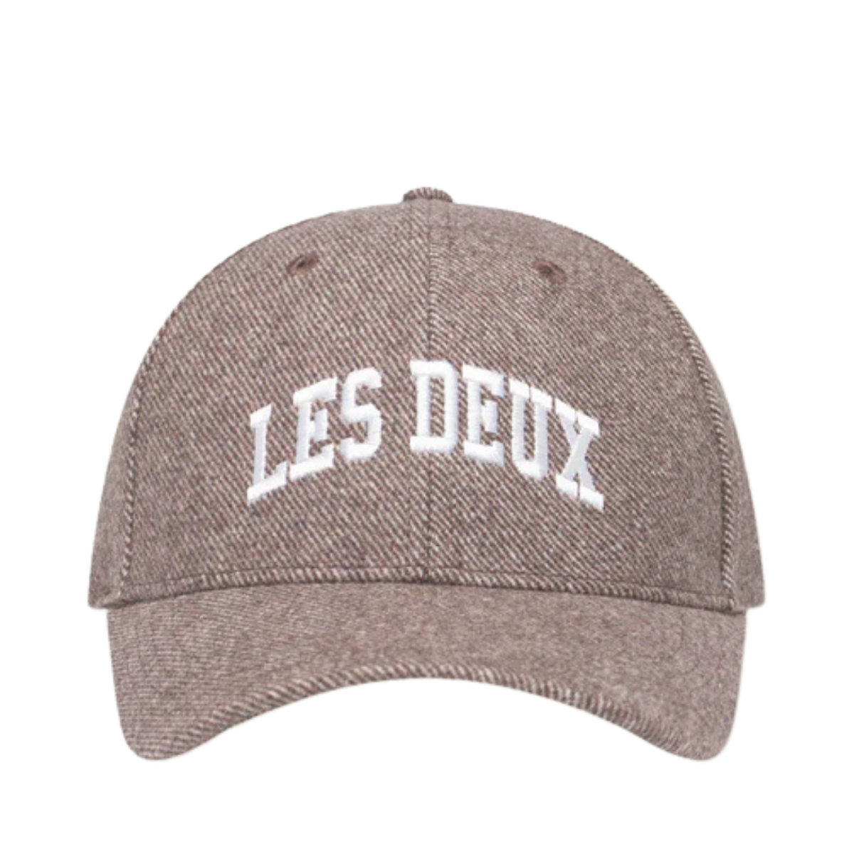 Les Deux Wool Baseball Cap - 336 Mountain Grey Melange