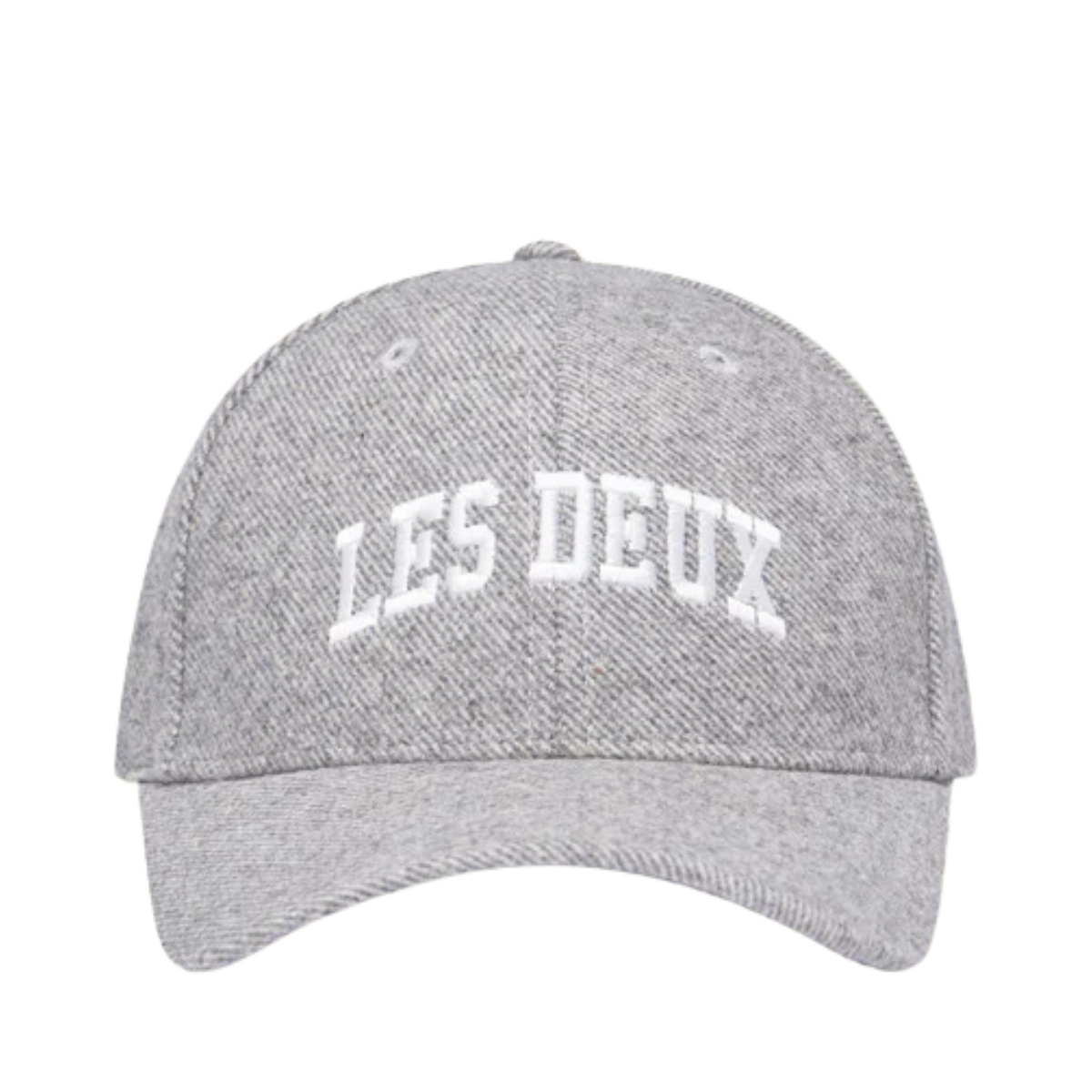Les Deux Wool Baseball Cap - 320 Grey Melange