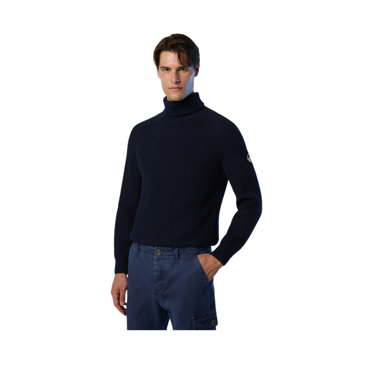 Turtle Neck 5GG  Knitwear - 0802 Navy Blue