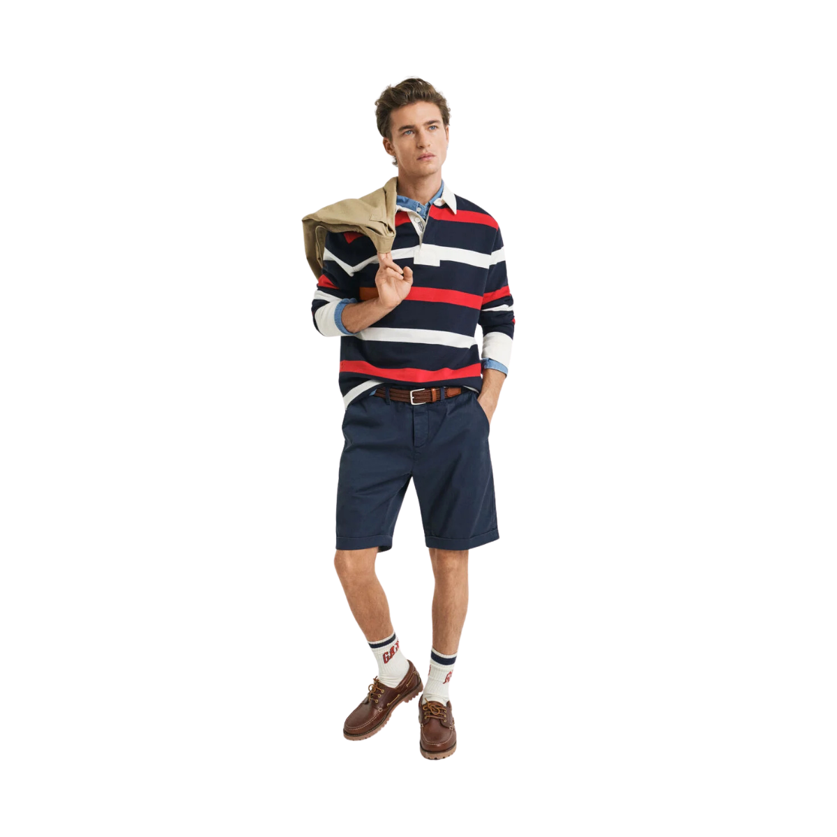 Reg Sunfaded Chino Shorts - 433 Evening Blue