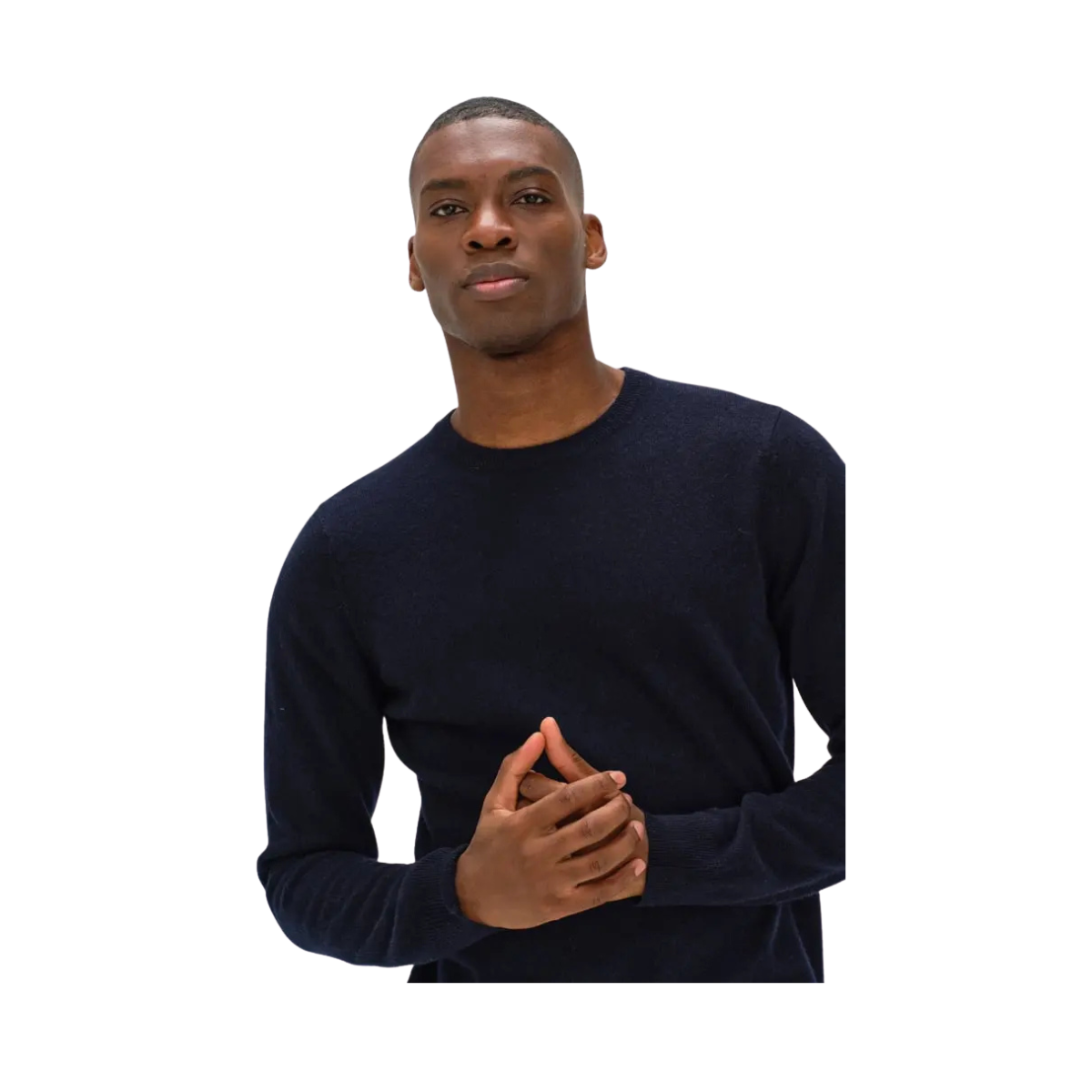 Man O-neck Plain - Navy