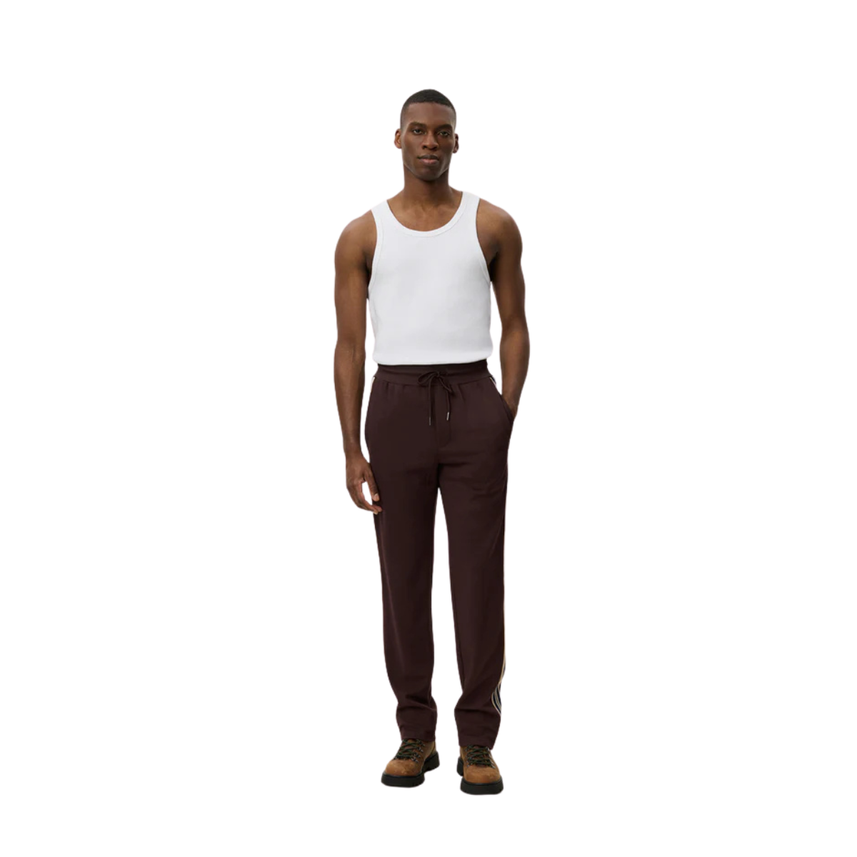 Sterling Track Pants - Fudge