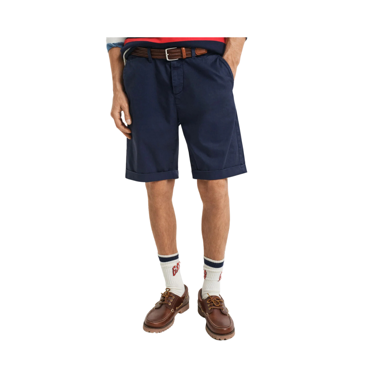 Reg Sunfaded Chino Shorts - 433 Evening Blue