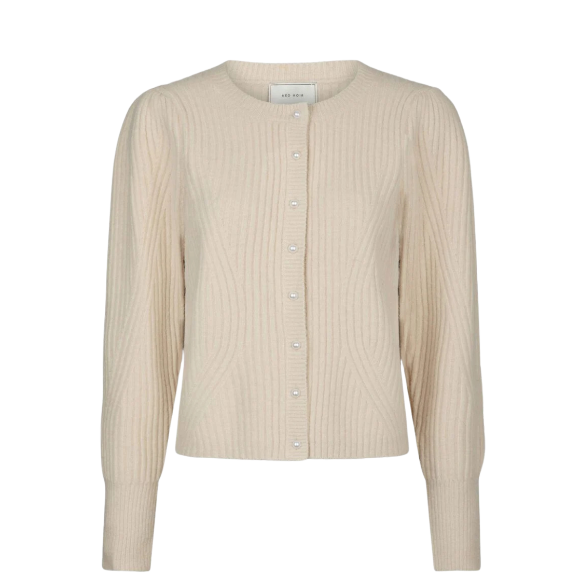 Puli Knit Cardigan - 124 Ivory