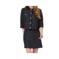 Blair tweed skirt - Black