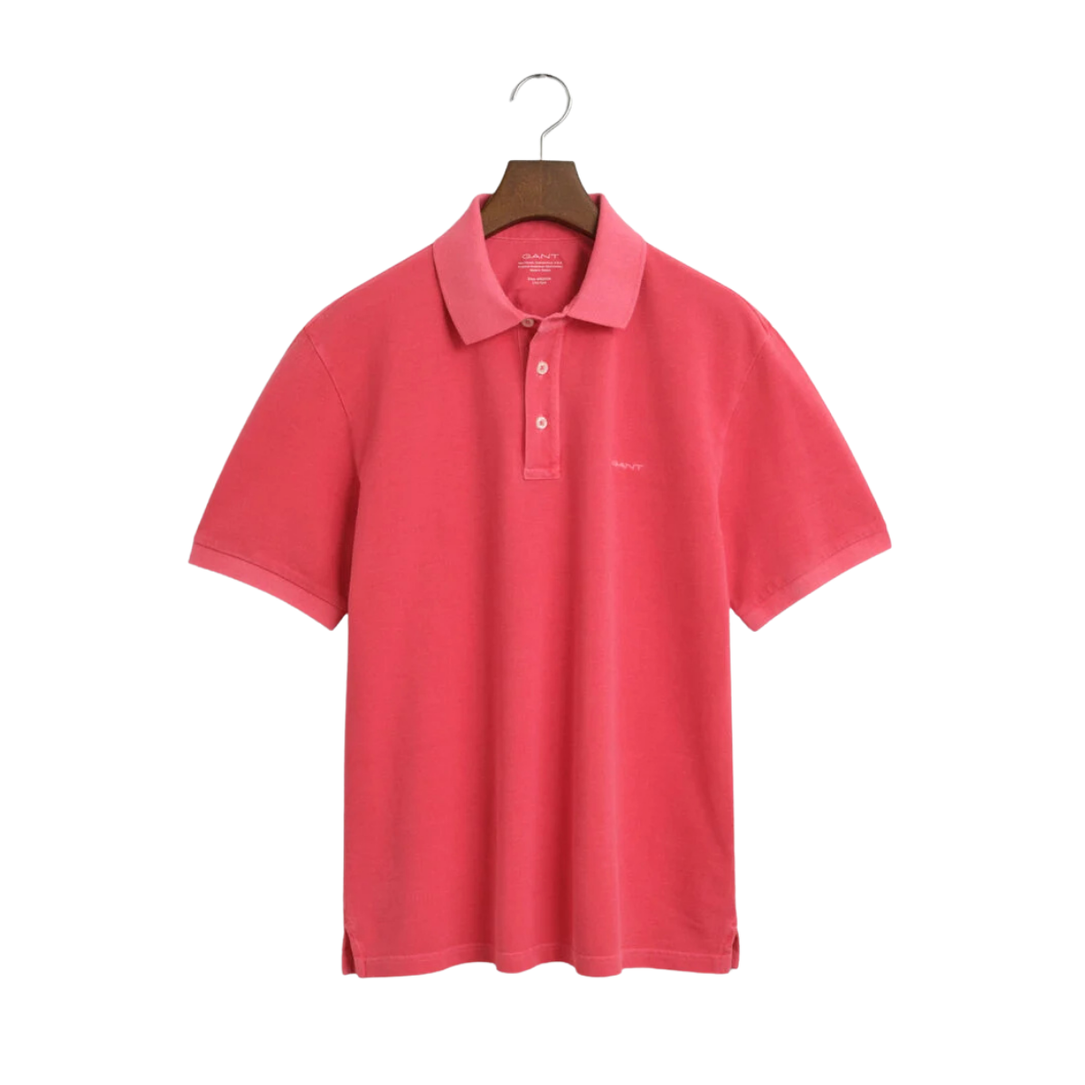 Sunfaded SS Polo - Watermelon Red