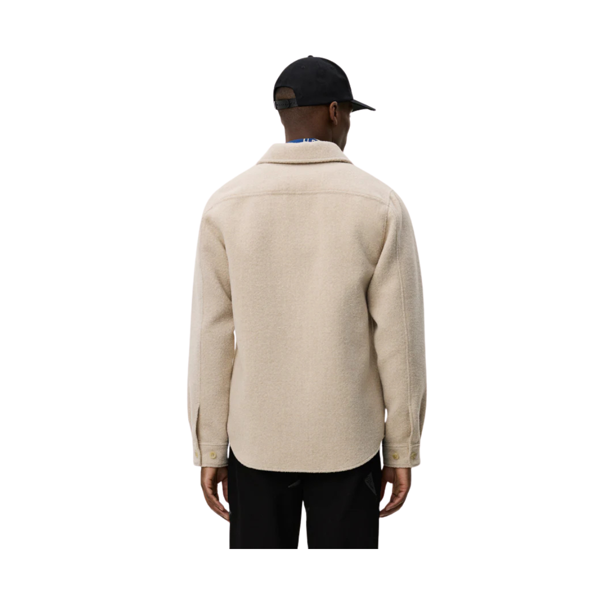 Lennon Bouclé Overshirt - Ivory