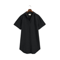 Relaxed SS Linen Caftan - Black