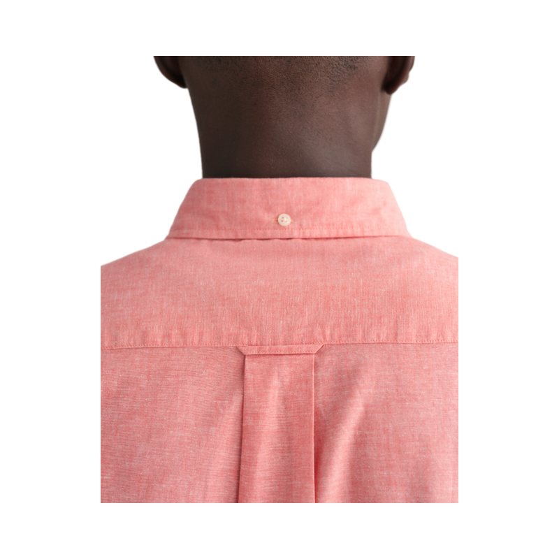 Cotton Linen SS Shirt - Pink