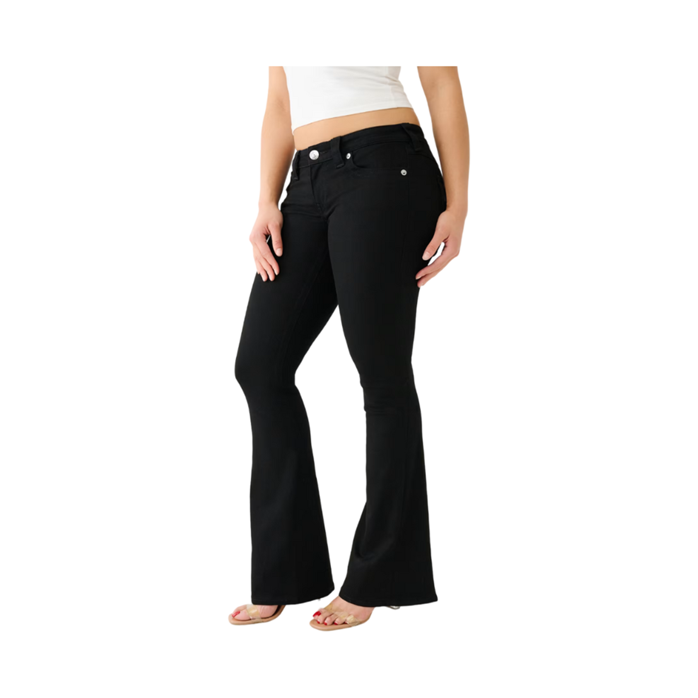 Joey Low Rise Flare - Black