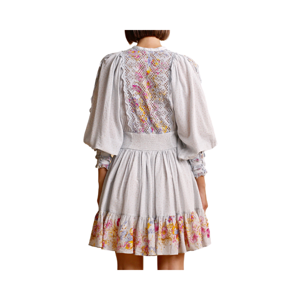 Cotton Slub Mini Dress - Multi