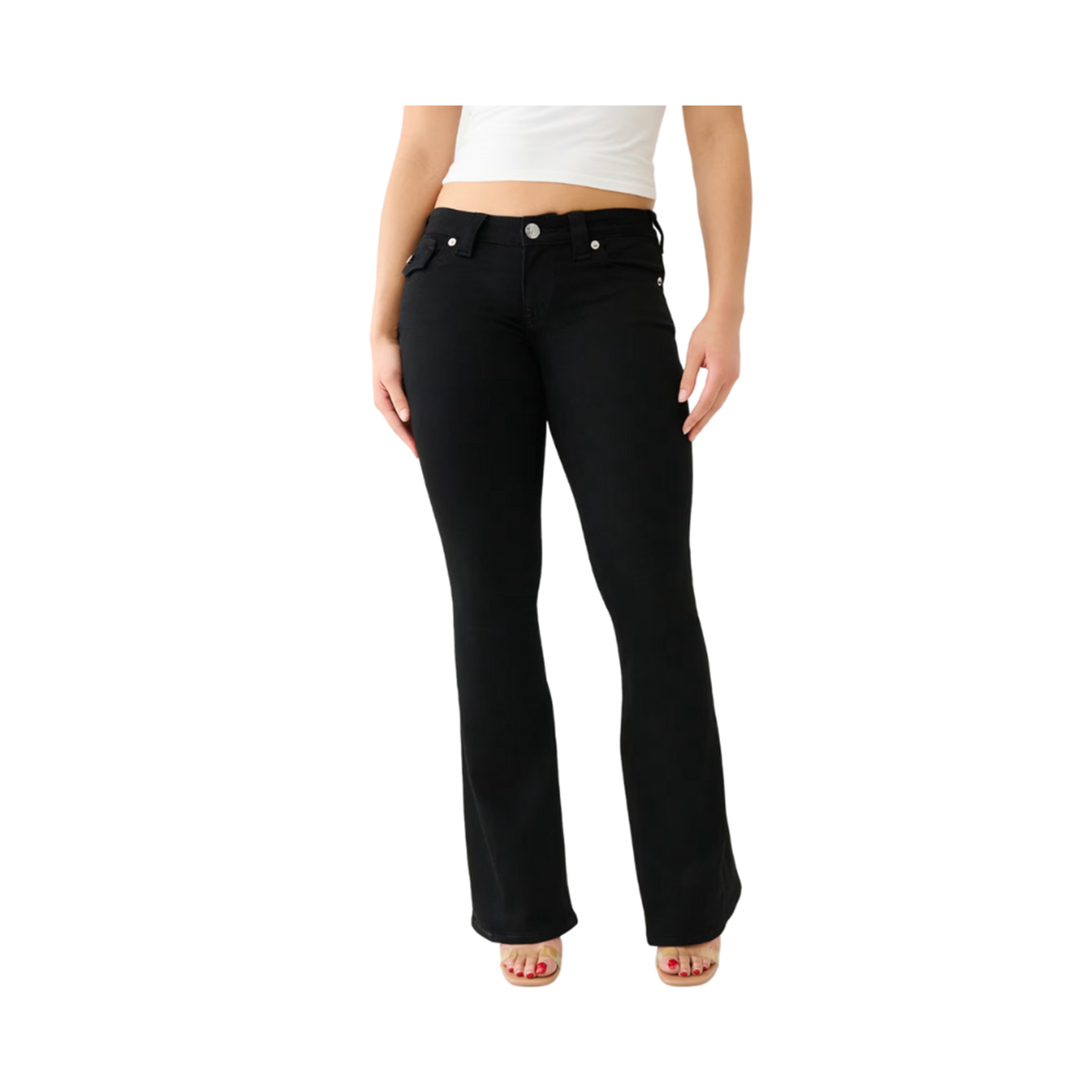 Joey Low Rise Flare - Black