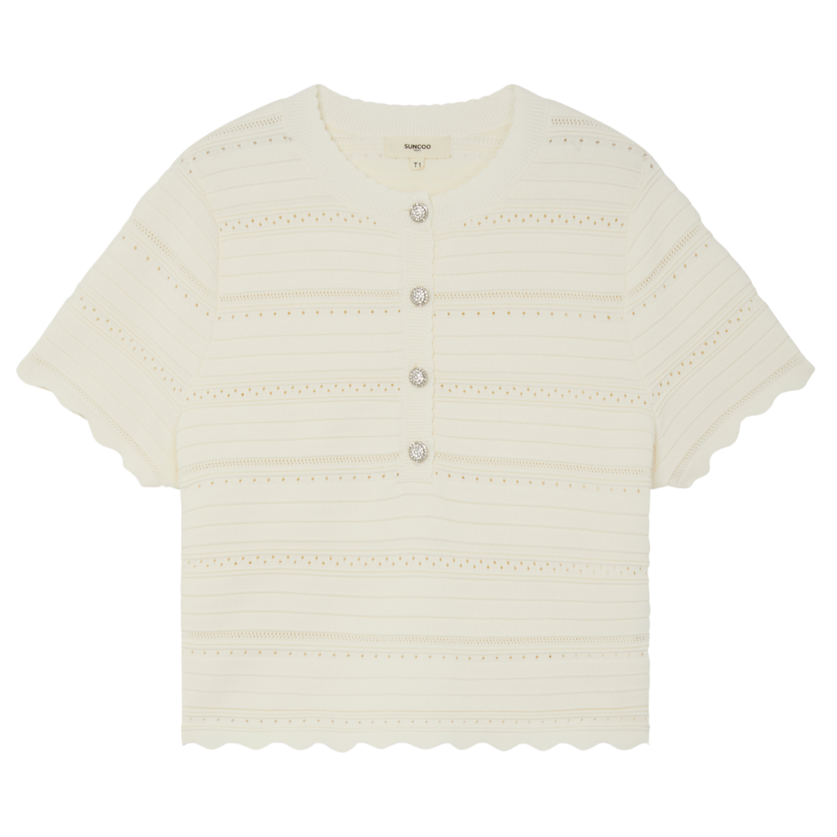 Pull Paeli - Blanc Casse