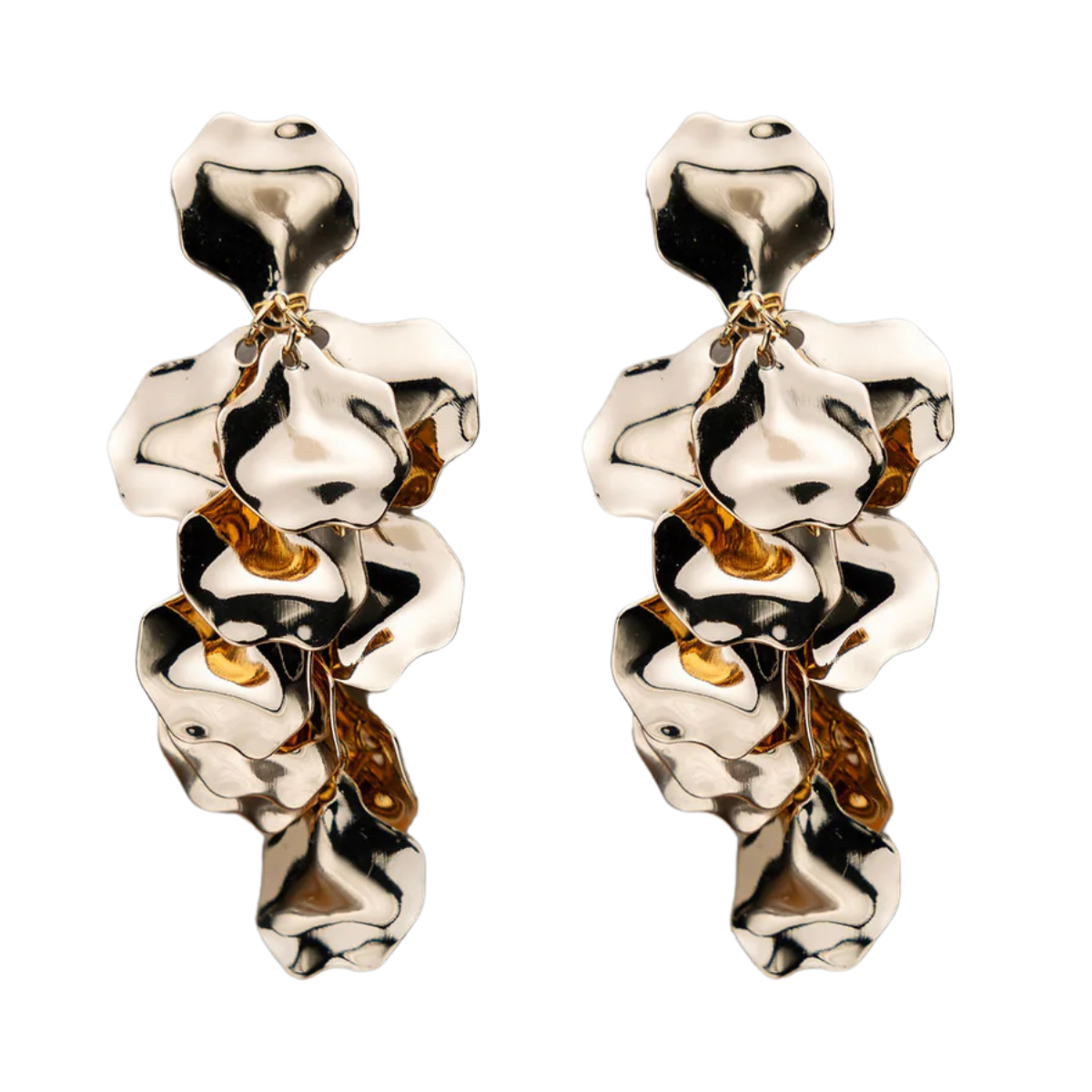 Leaf Earrings - Gold