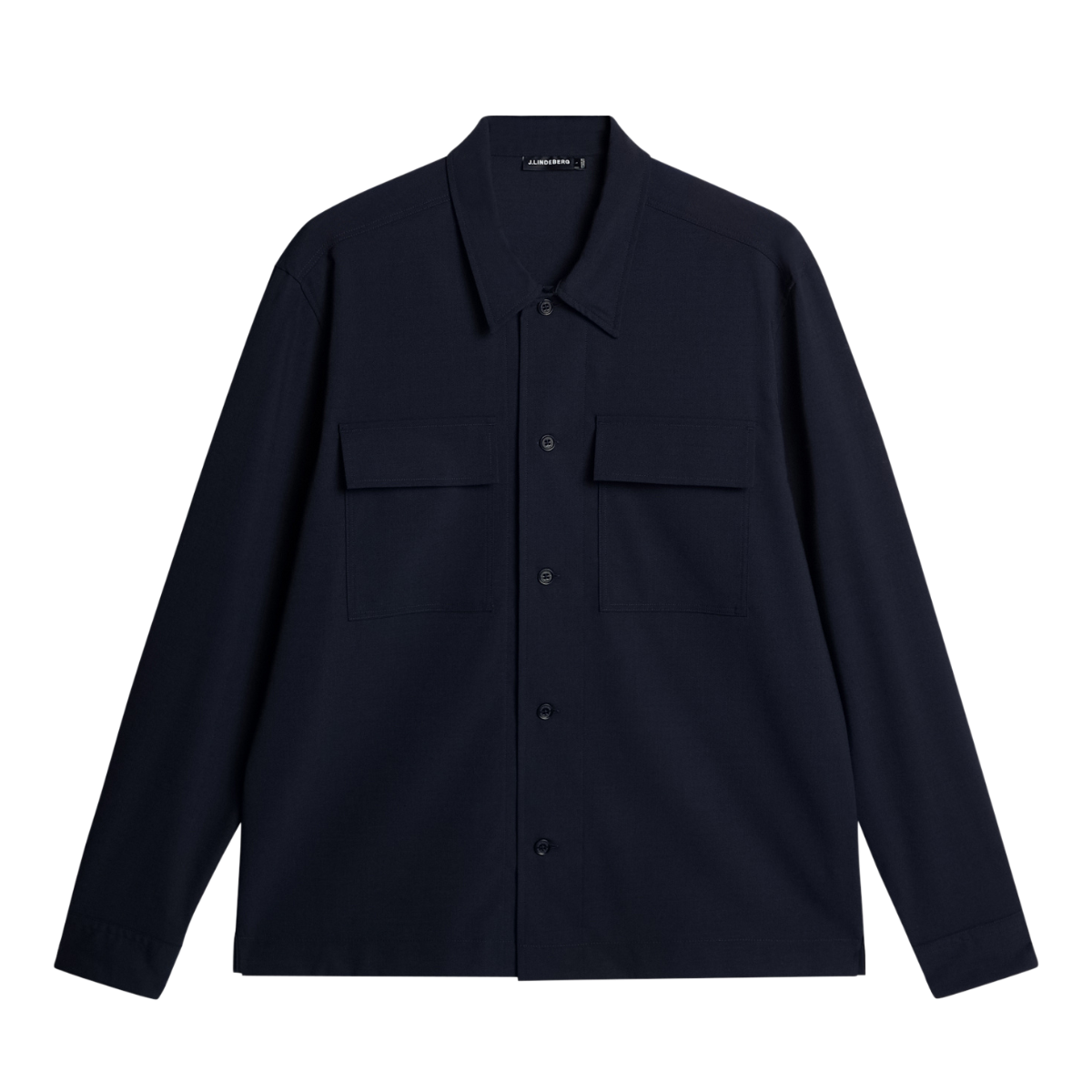 Reid Drape Overshirt - JL Navy
