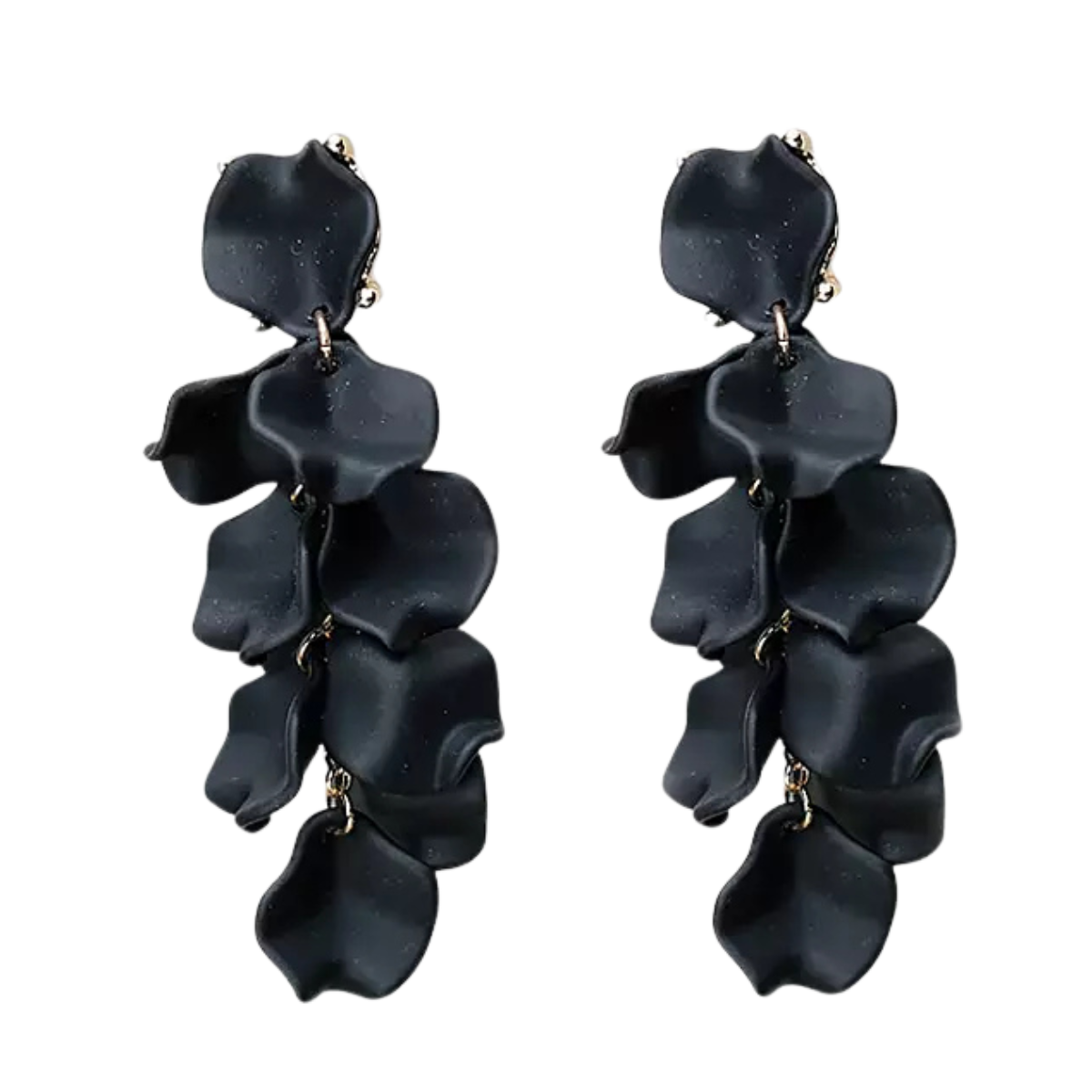 Leaf Earring Mini - Black