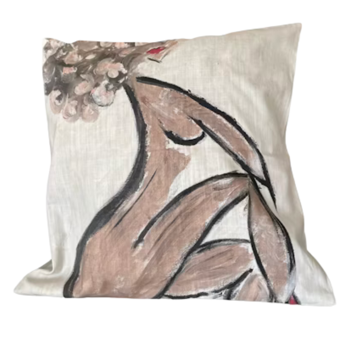 Kuddfodral skimmer sammet Elsa - Red Ballerina
