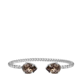 Mini Drop Bracelet Rhodium - 101 Greige
