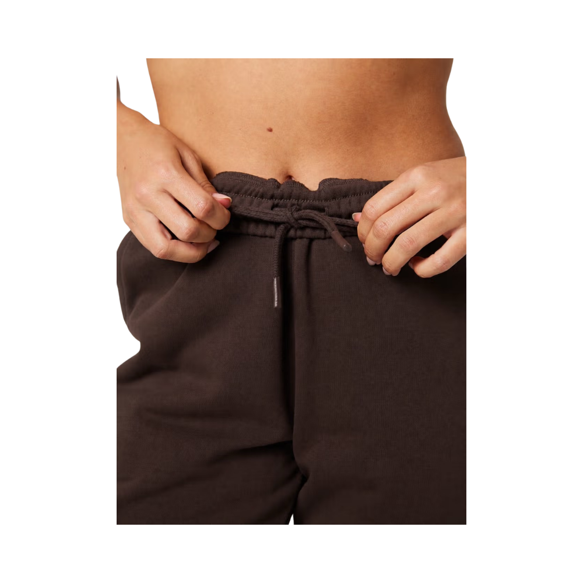 Studio Oversized Straight Sweatpants - Coffee Bean