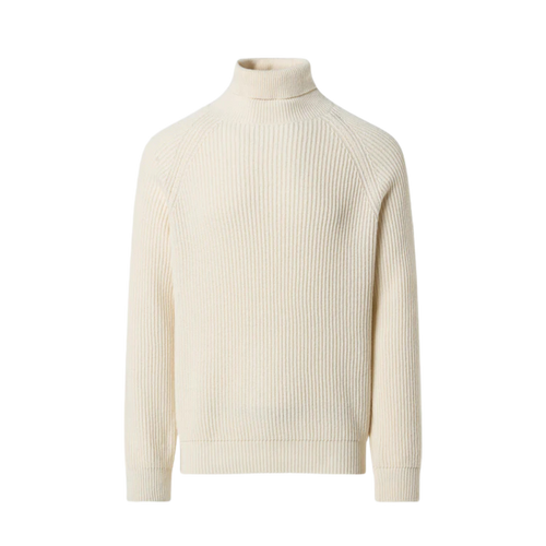 North Sails TURTLE NECK 5GG KNITWEAR - 0105 MARSHMALLOW