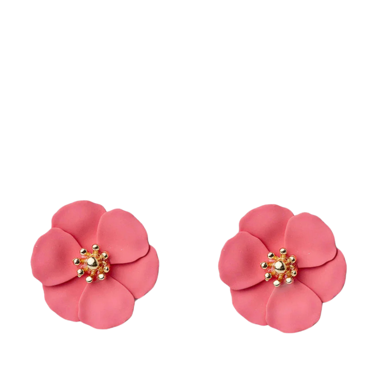 Flowe Small Earring - Coral
