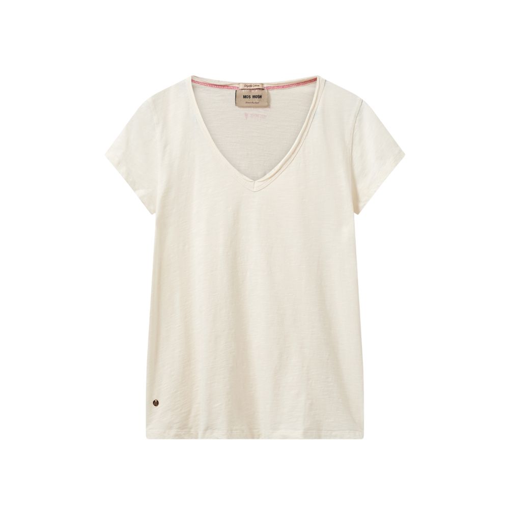 Tulli V Basic Tee - Beige