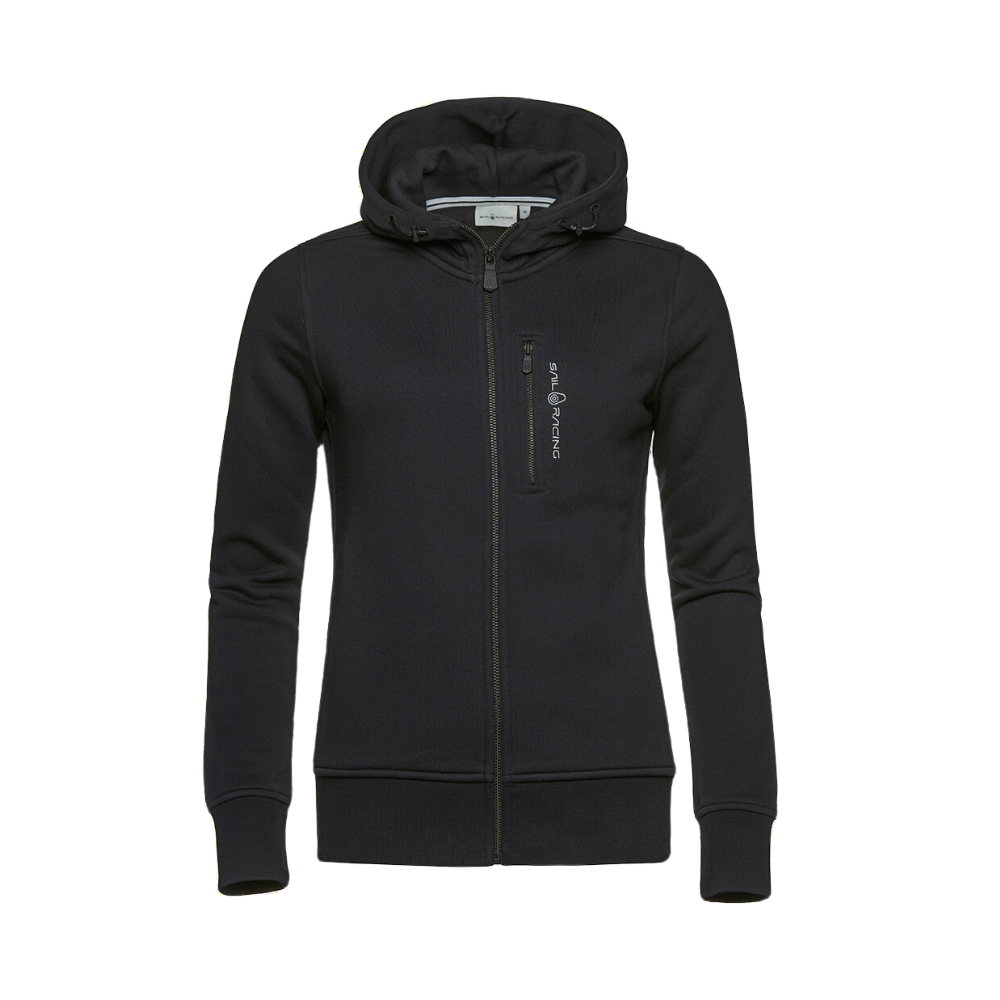 W Gale Zip Hood - Black