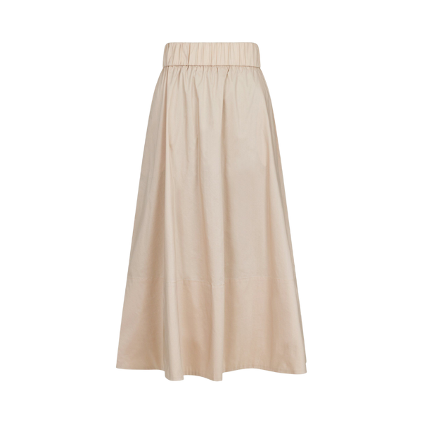Yara Poplin Skirt - Beige
