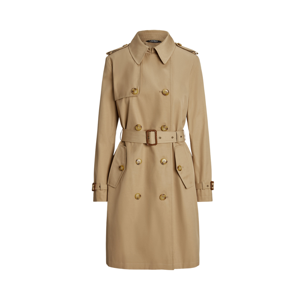 DB Belted RN C Lined Coat - Beige