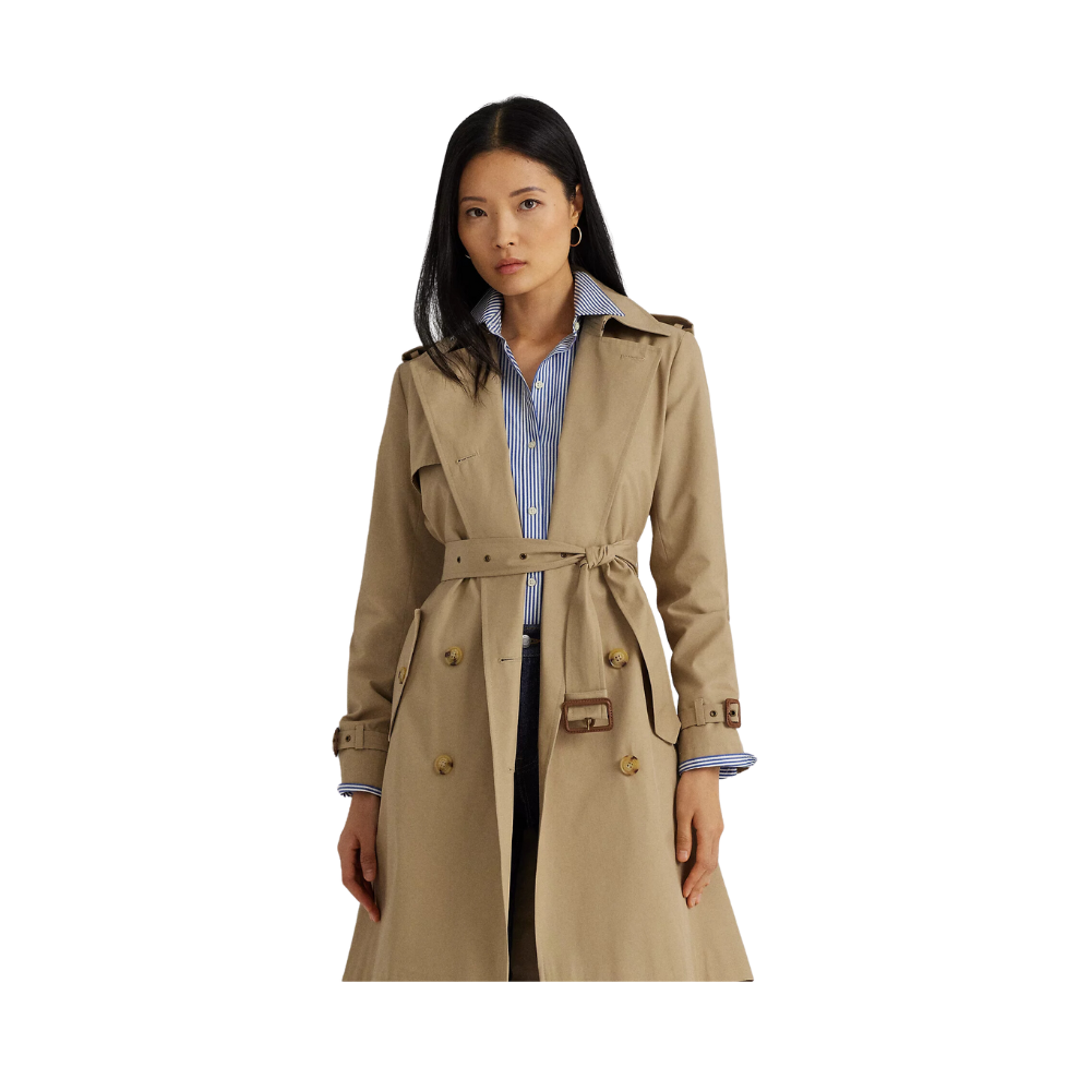 DB Belted RN C Lined Coat - Beige