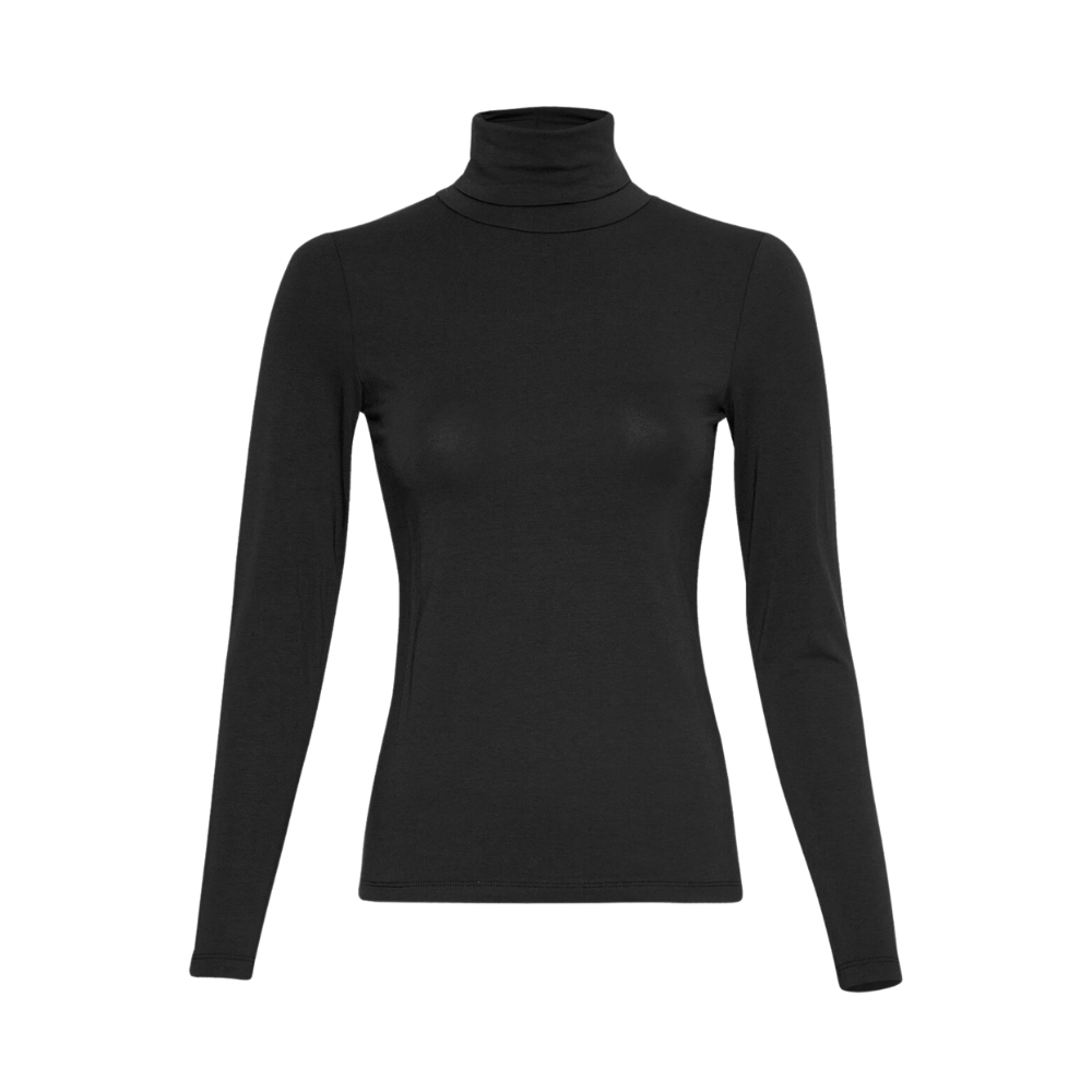 Olivie R Long Sleeve Top - Black