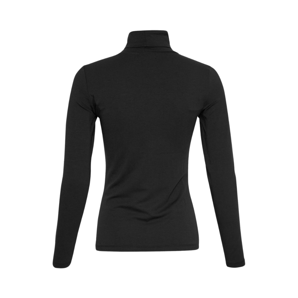 Olivie R Long Sleeve Top - Black