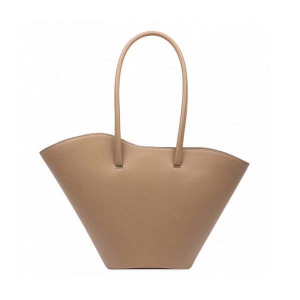 Open Tulip Tote Large - Brown