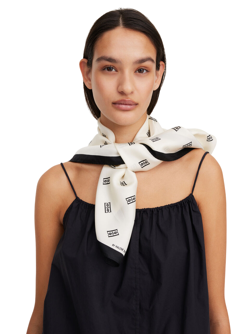 Monnas Silk Scarf - White