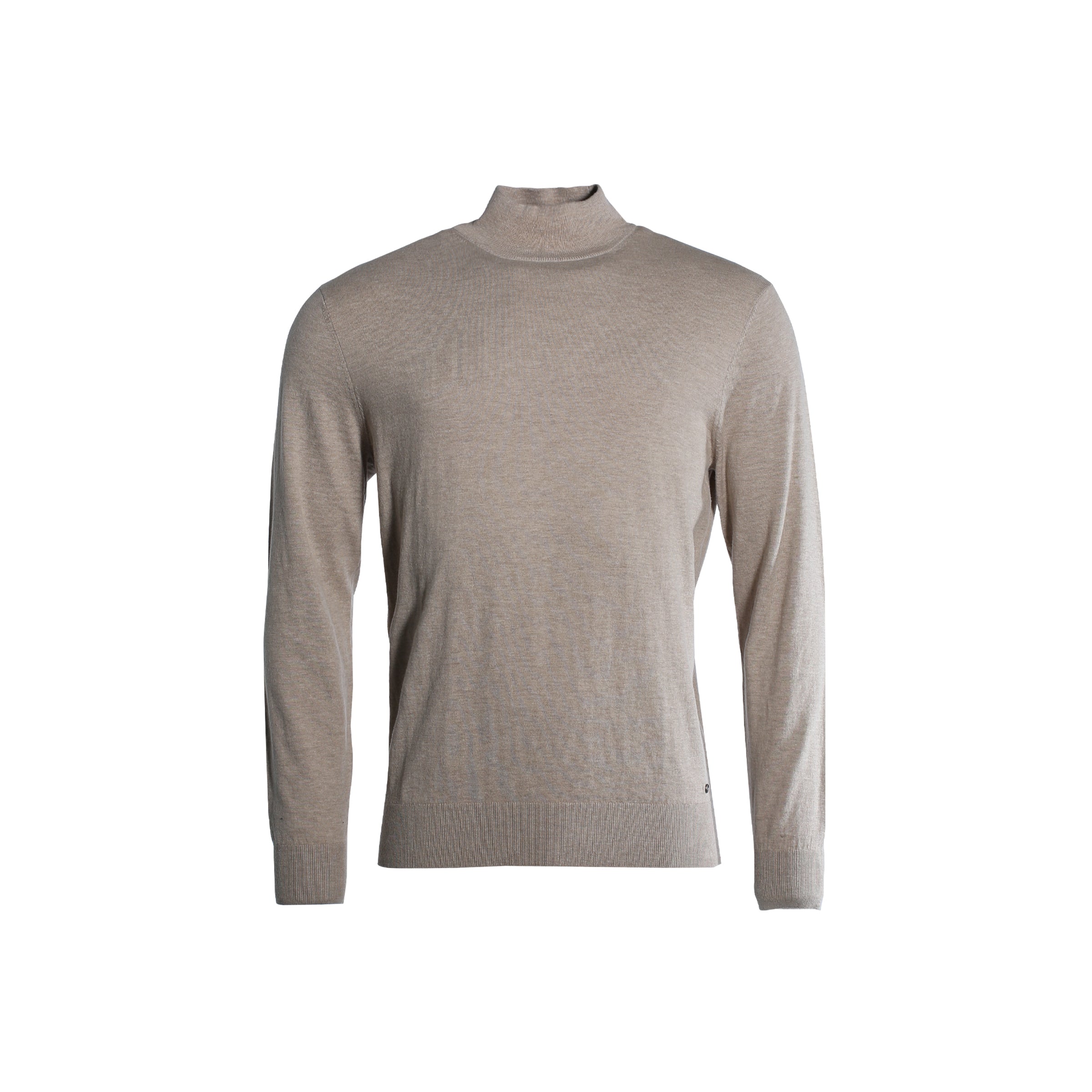 SCOTT Mock-Neck - Beige