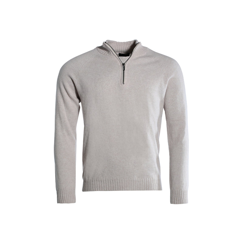 Ibro Half-Zip Sweater - White