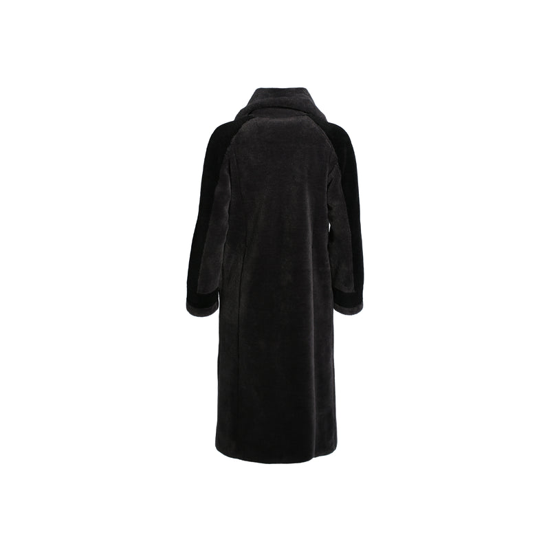 Suedette Bonded F Coat - Grey