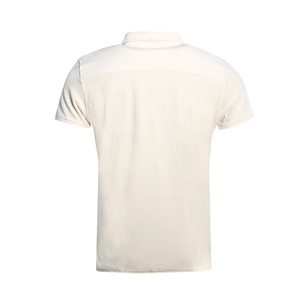 Mario Velour Shirt - White