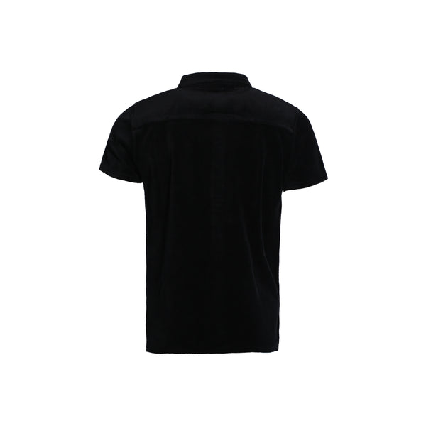 Mario Velour Shirt - Black
