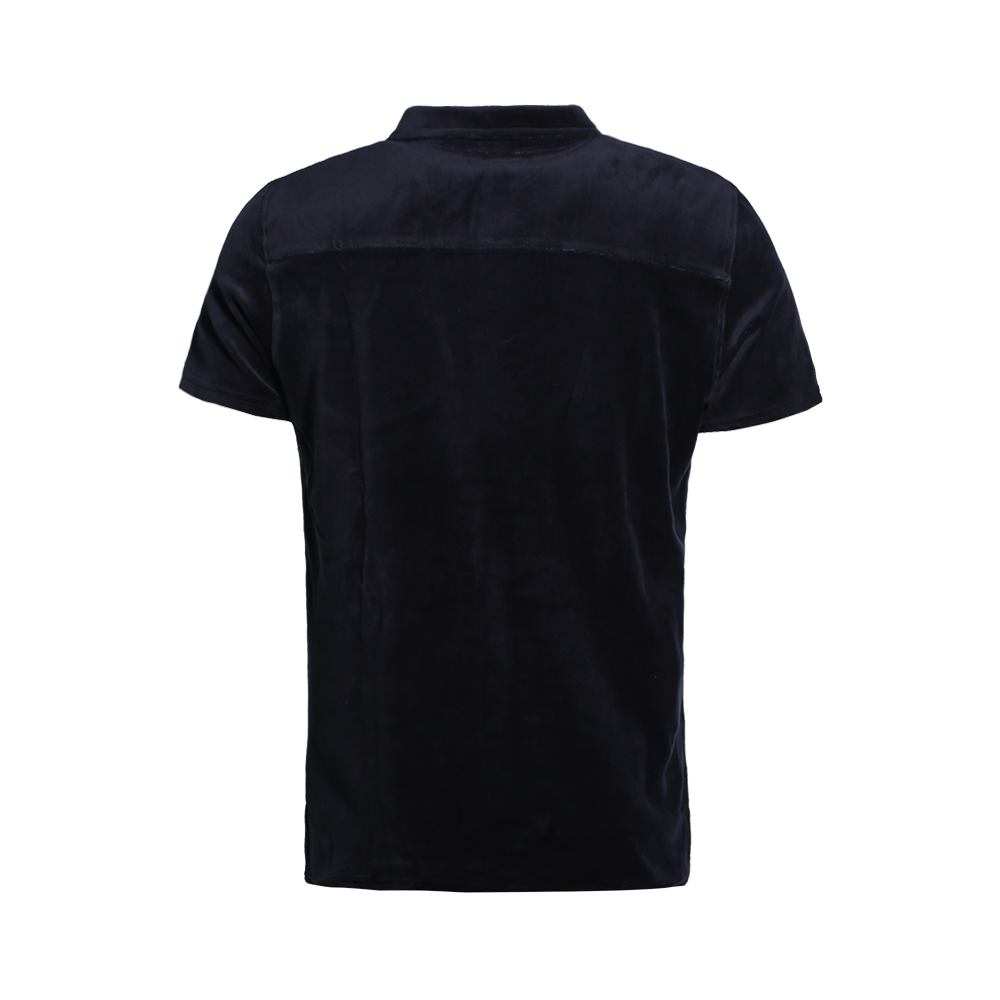 Mario Velour Shirt - Navy