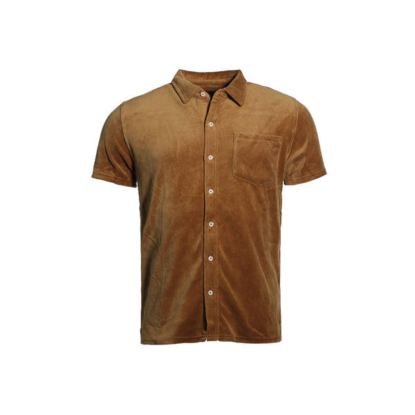 Mario Velour Shirt - Beige