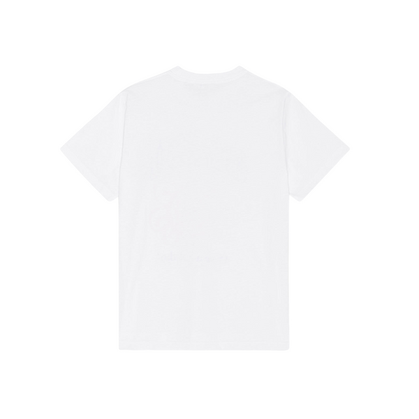 Basic Jersey Flower Relaxed T-shirt - White