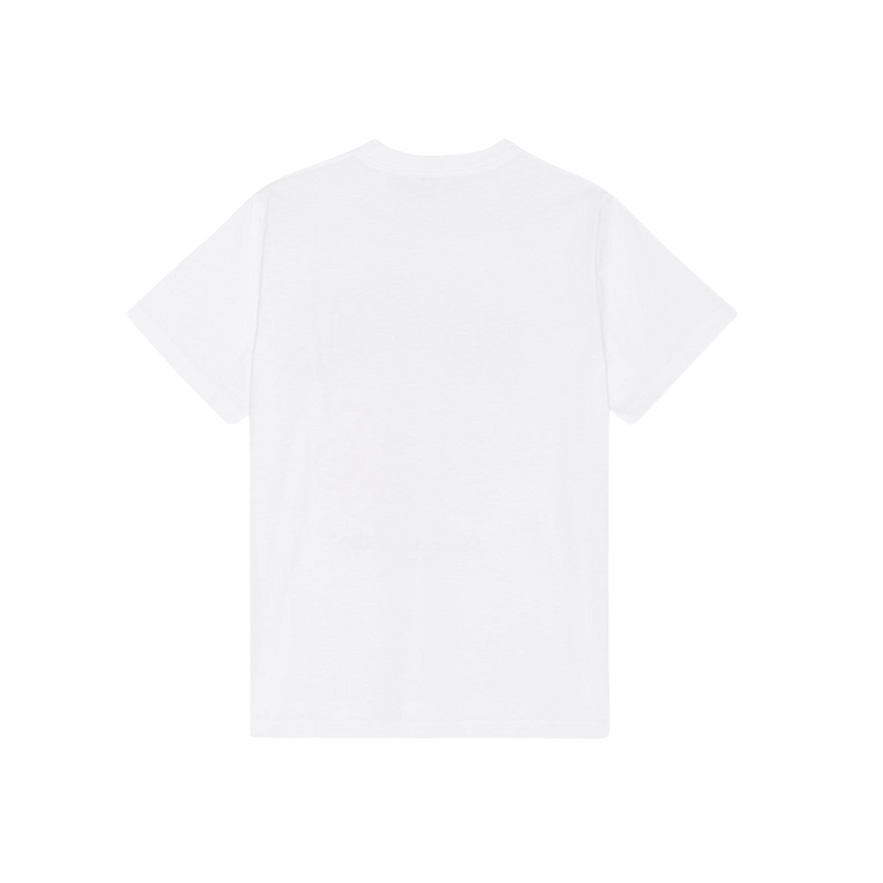 Basic Jersey Flower Relaxed T-shirt - White